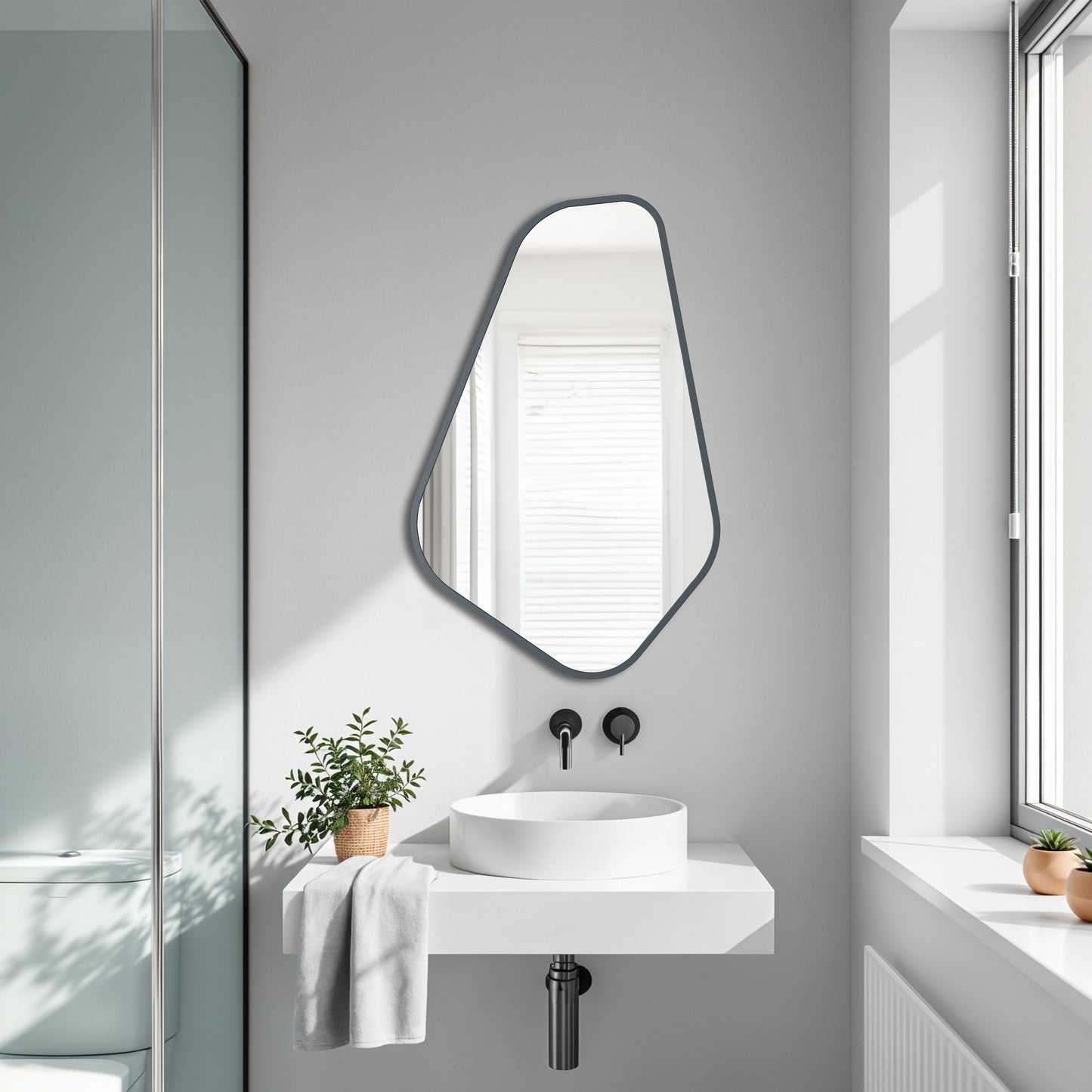 Modern Organic Mirror