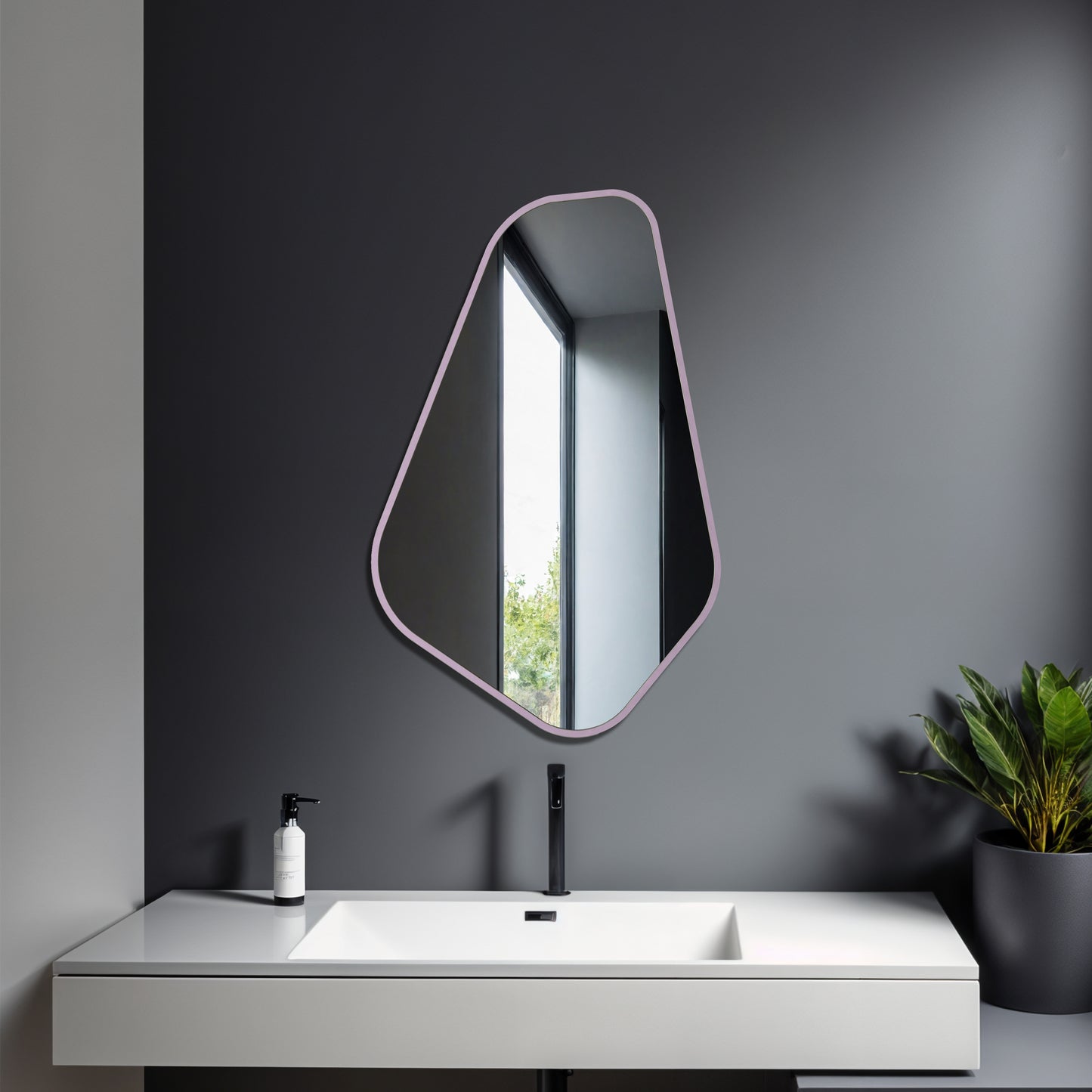Modern Organic Mirror