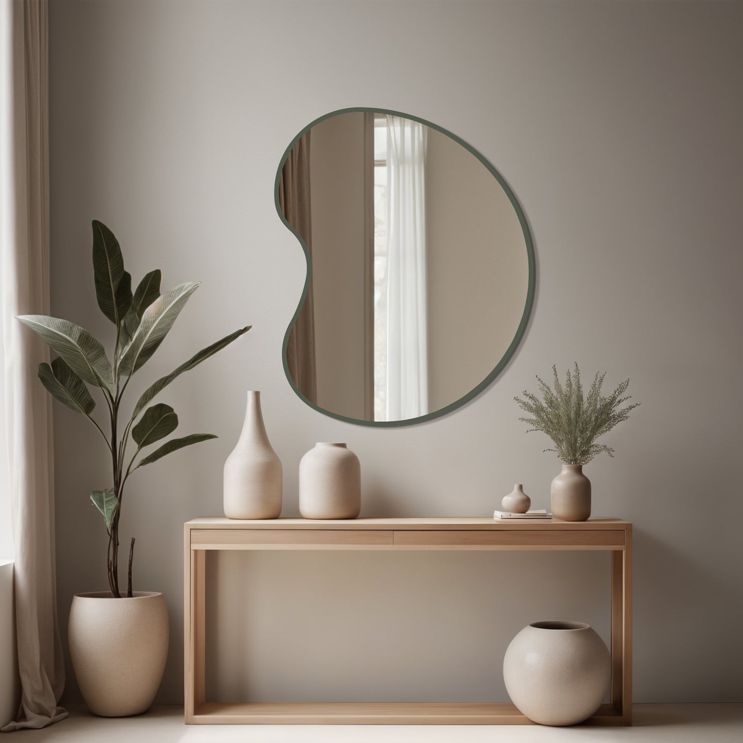 Japandi Style Mirror