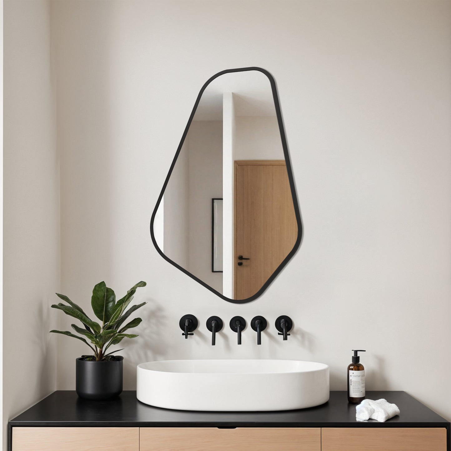 Modern Organic Mirror