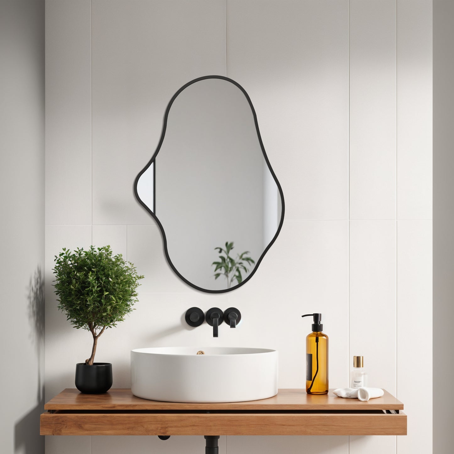 Asymmetrical Wall Mirror